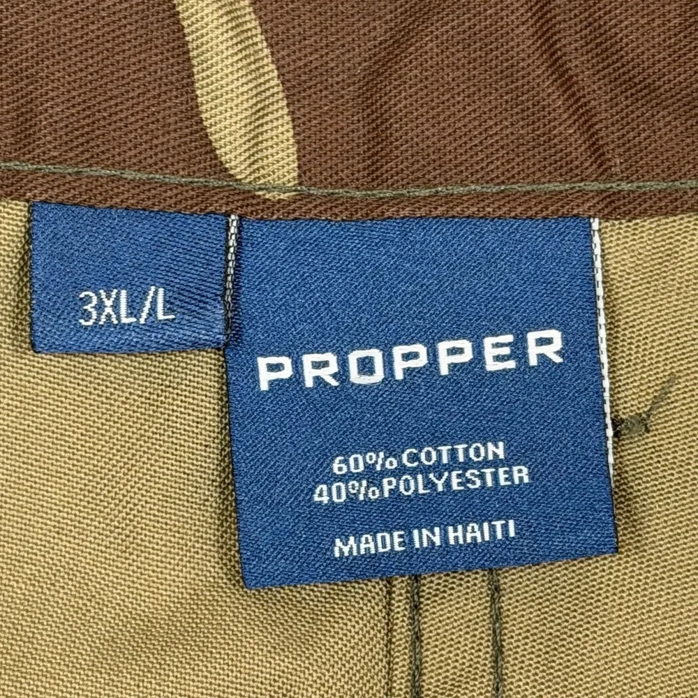 Propper BDU Tactical Cargo Pants Mens 3XL Long Woodland Camo Twill EUC